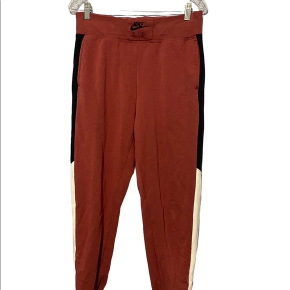 NIKE AIR ANKLE SWEATPANTS IN MAROON SIZE MEDIUM